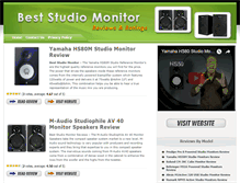 Tablet Screenshot of beststudiomonitorreviews.com